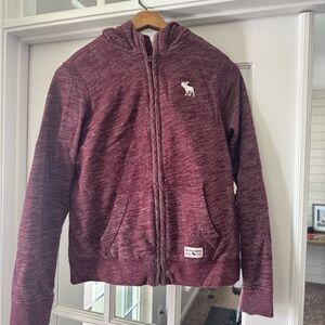 Abercrombie kids Sherpa zip up hoodie.